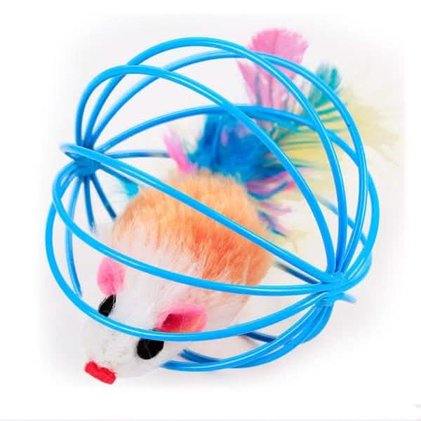 5-Pack: Pet Cat Kitten Playing Mouse Ball Cage DailySale