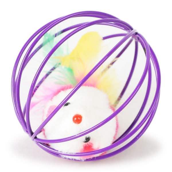 5-Pack: Pet Cat Kitten Playing Mouse Ball Cage DailySale