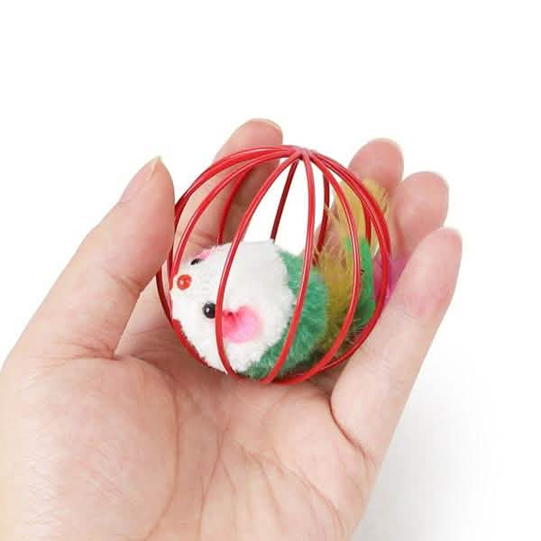 5-Pack: Pet Cat Kitten Playing Mouse Ball Cage DailySale