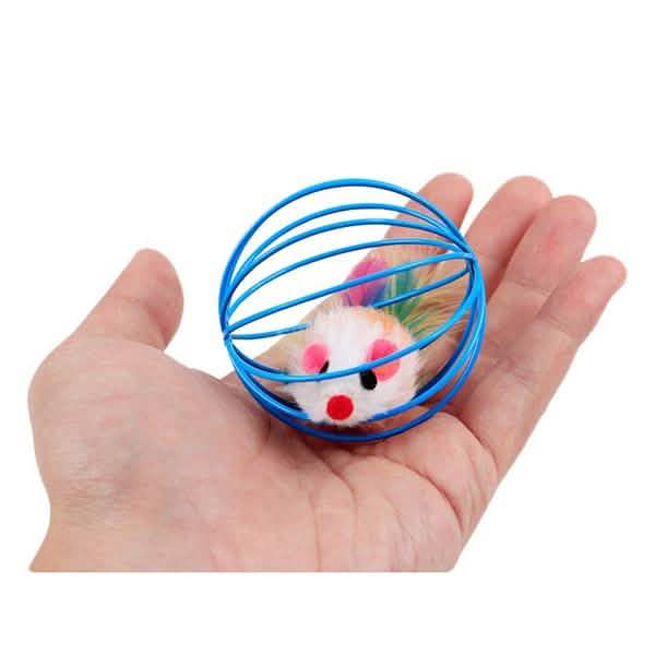 5-Pack: Pet Cat Kitten Playing Mouse Ball Cage DailySale
