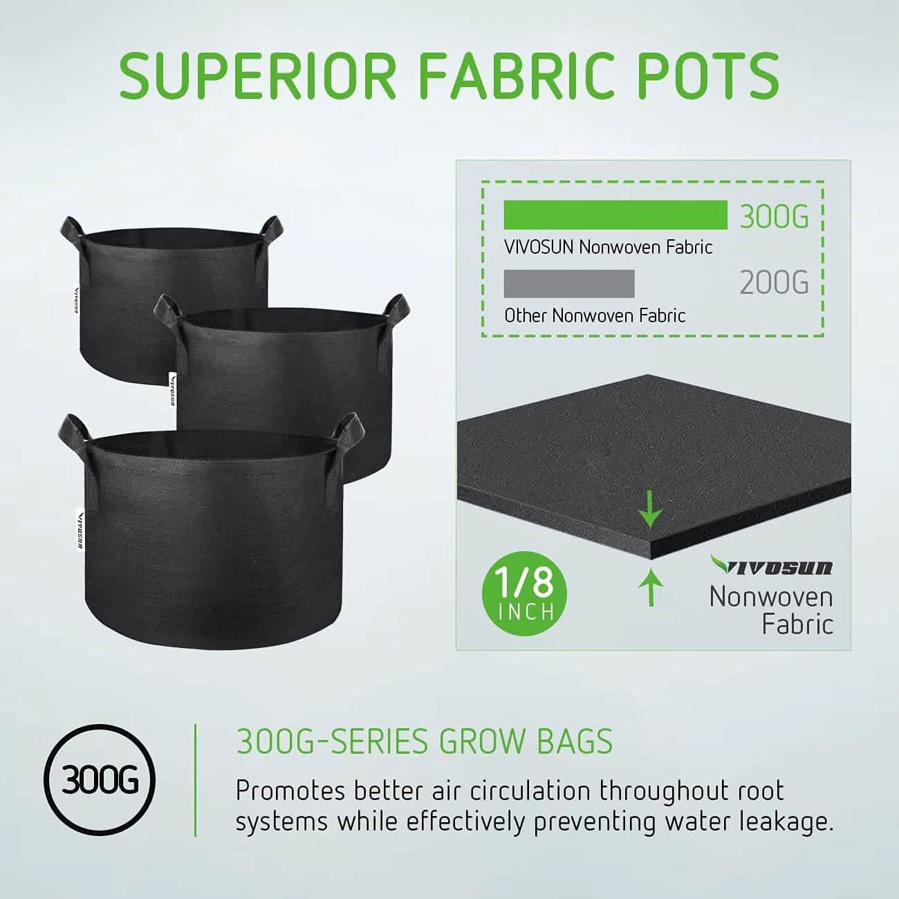 5-Pack: Plant Grow Bags DailySale