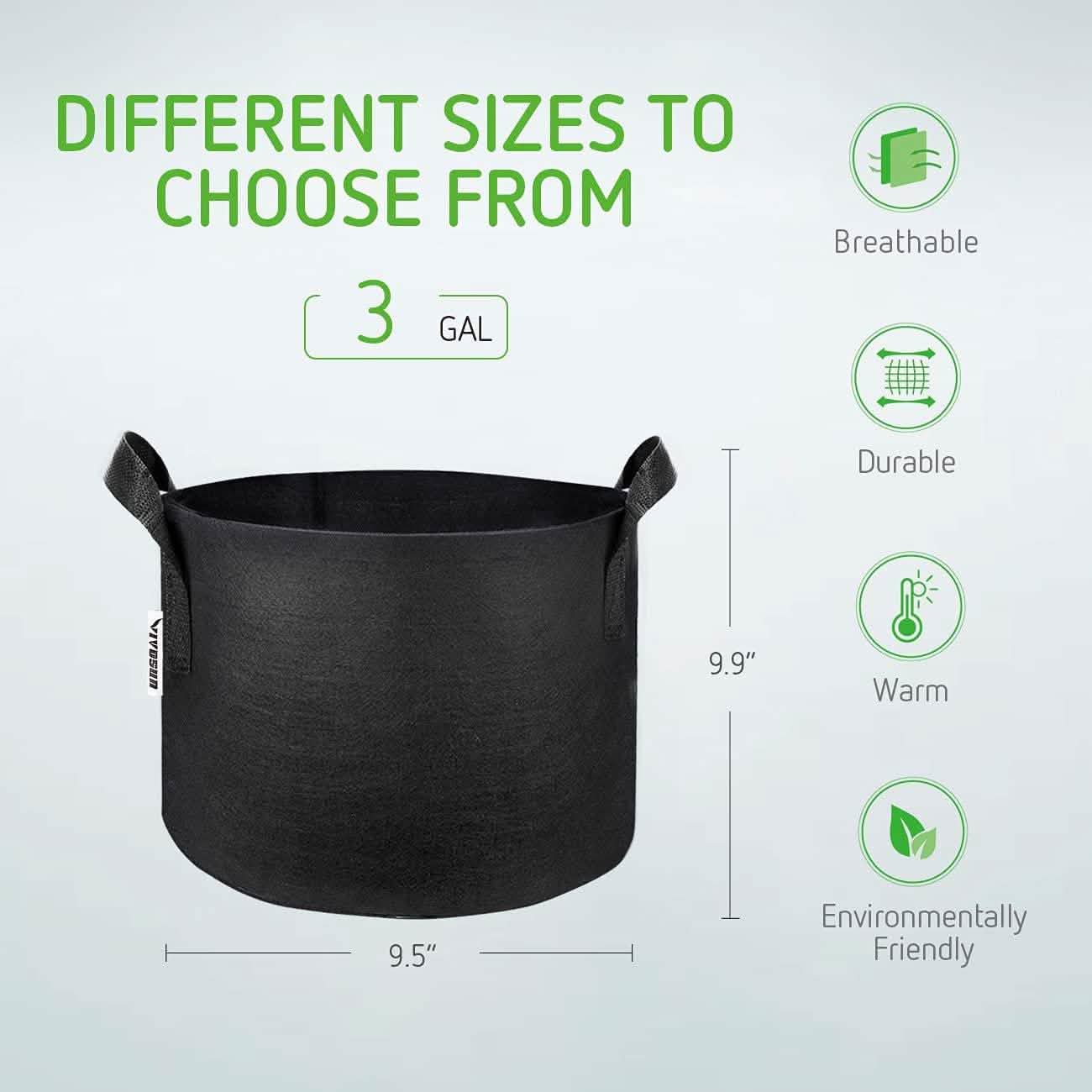 5-Pack: Plant Grow Bags DailySale