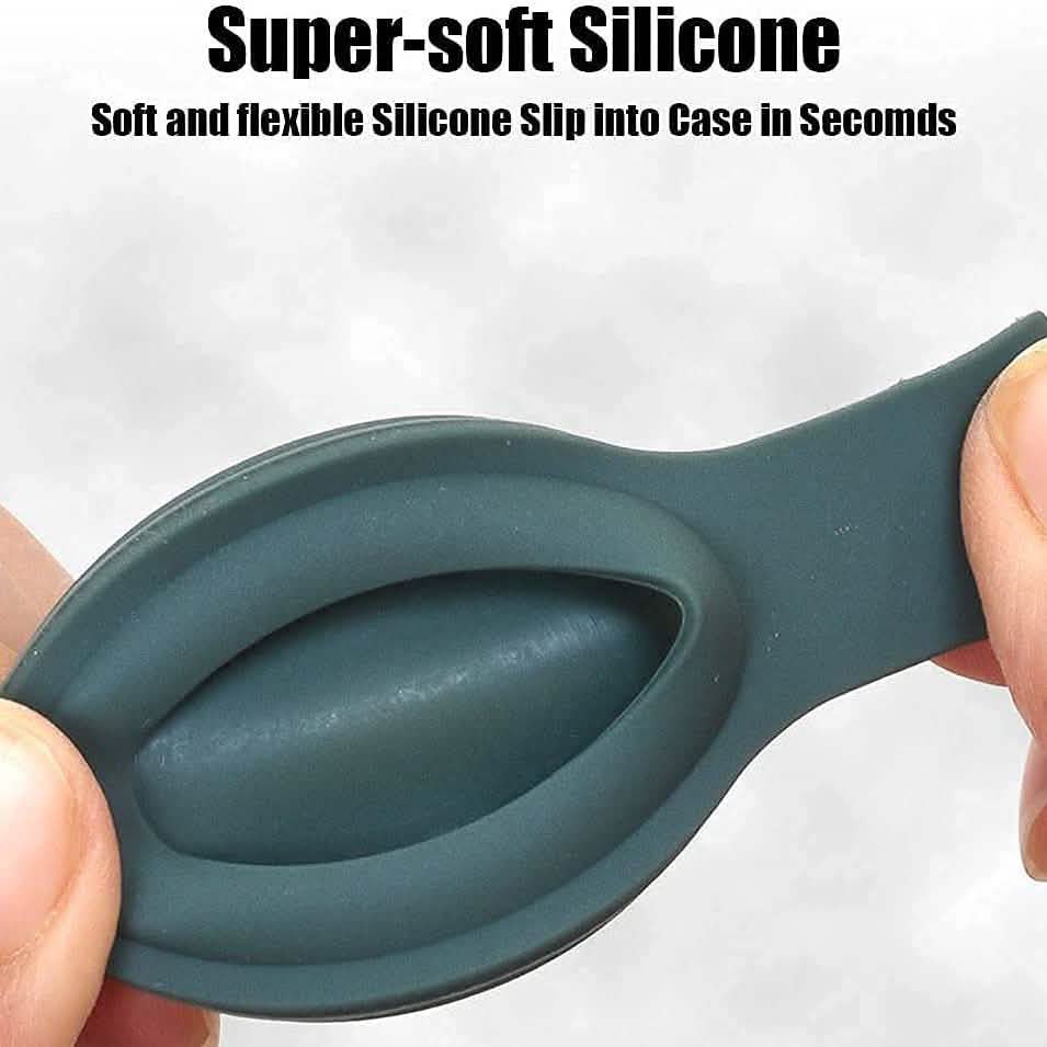 5-Pack: Silicone Airtag Holder with Anti-Lost Keychain DailySale