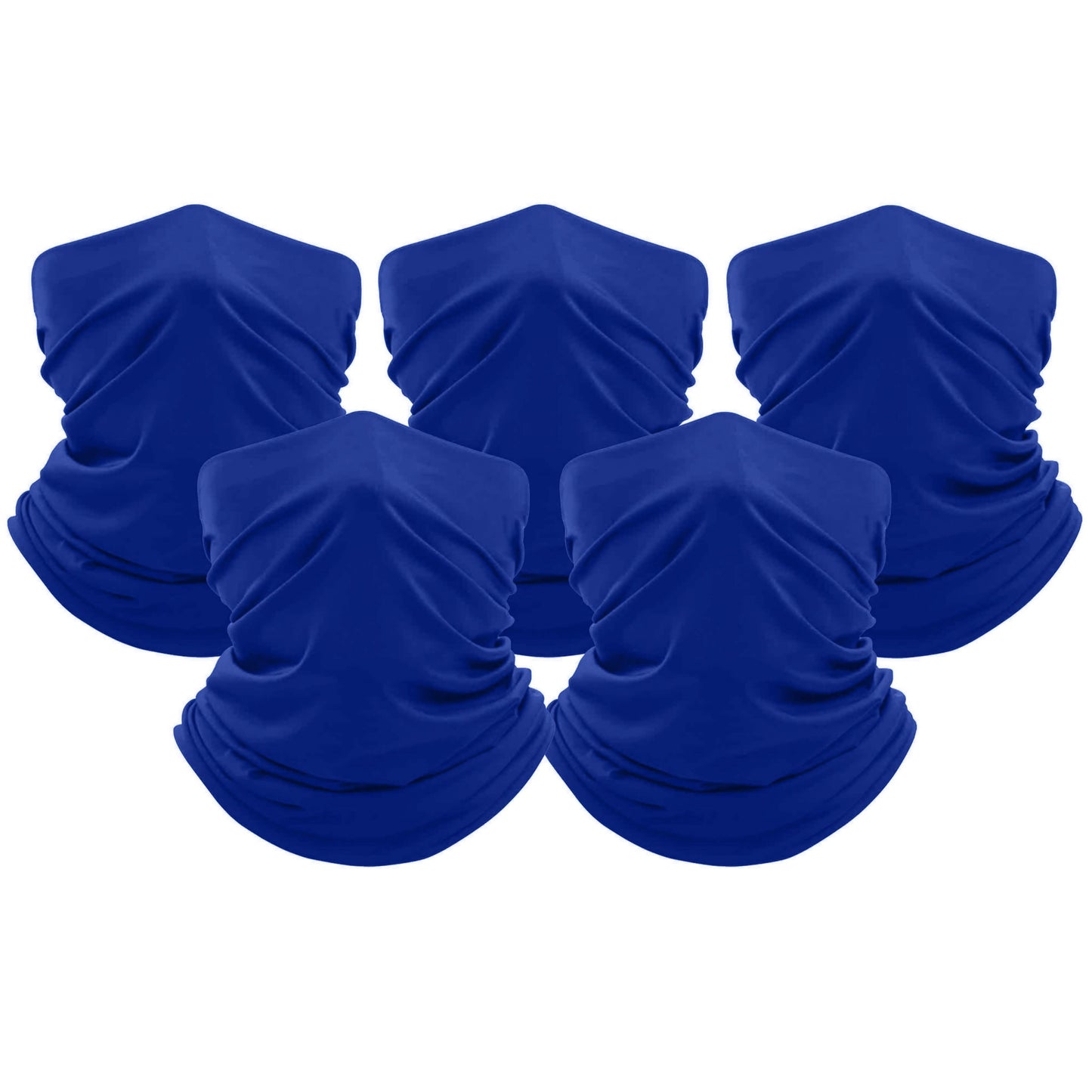 5-Pack: Unisex Moisture Wicking Gaiter Face Neck Scarf Bandanna DailySale