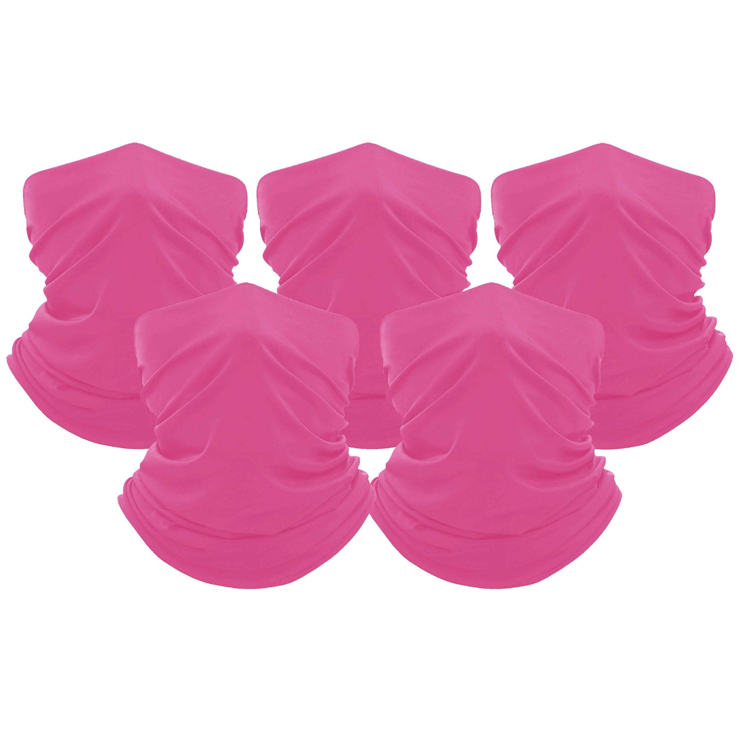 5-Pack: Unisex Moisture Wicking Gaiter Face Neck Scarf Bandanna DailySale