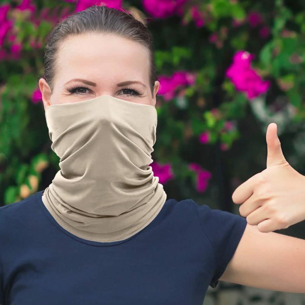 5-Pack: Washable And Reusable Face Mask Bandana and Neck Gaiter DailySale