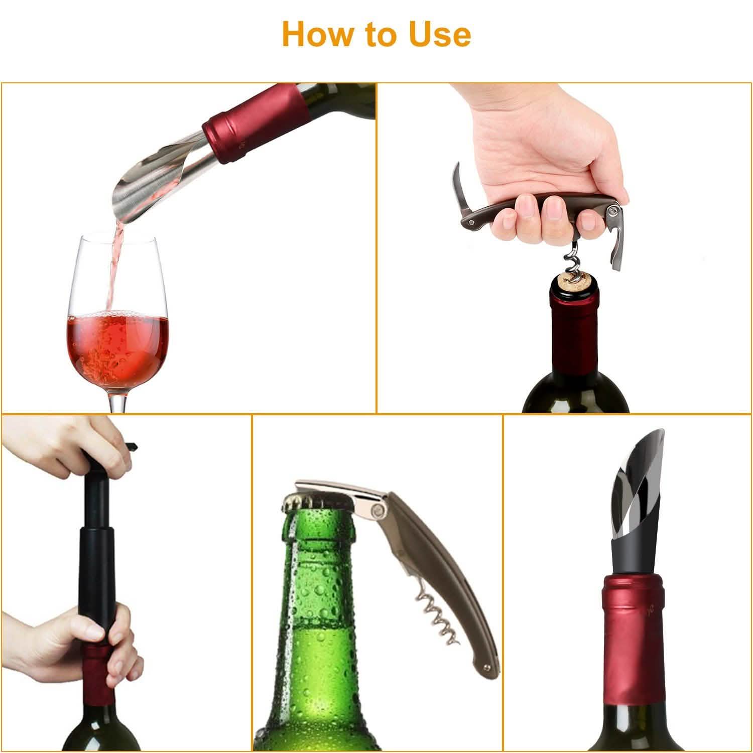 5-Pack: Wine Bottle Opener Set DailySale