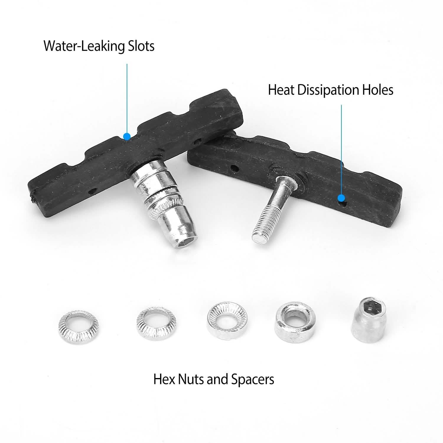 5-Pairs: V Bike Brake Pads DailySale
