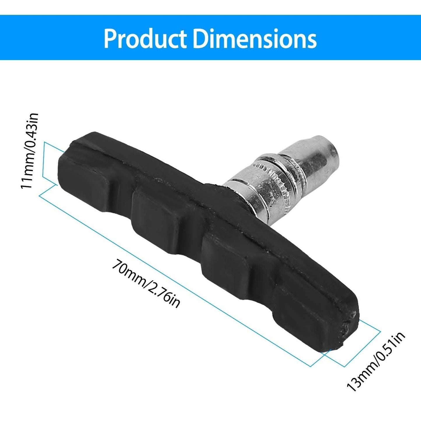5-Pairs: V Bike Brake Pads DailySale