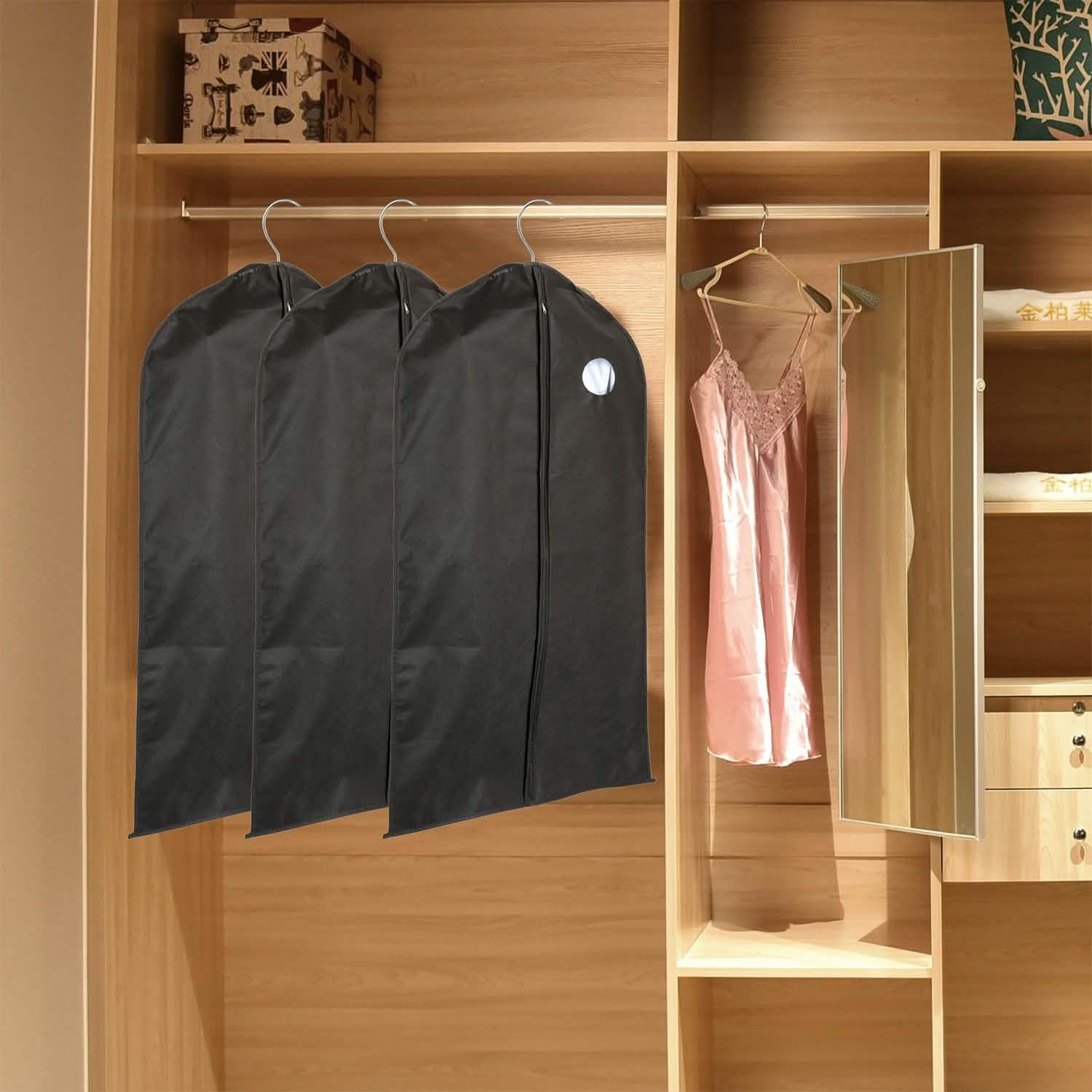 5-Piece: 39" Garment Bags Hanging Suit Bags Covers DailySale