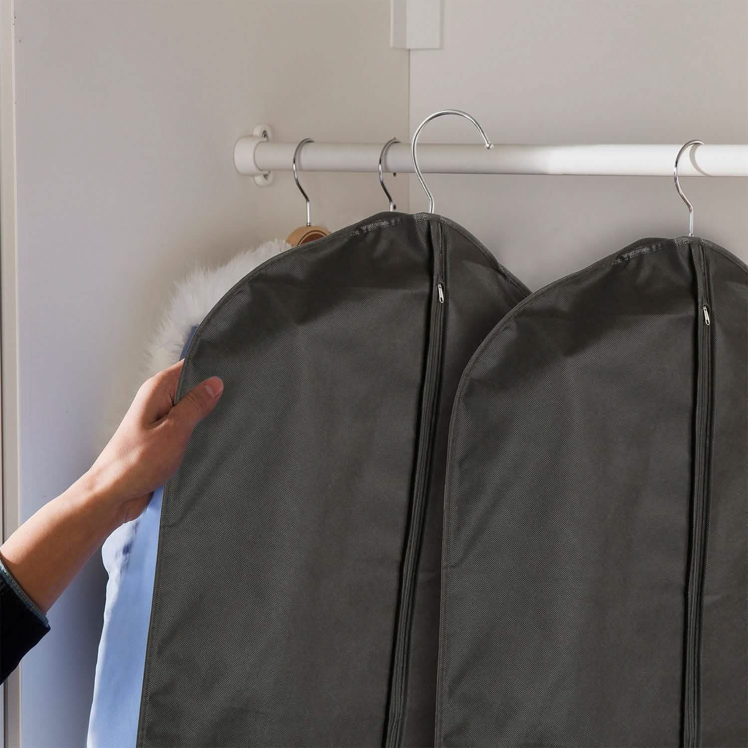 5-Piece: 39" Garment Bags Hanging Suit Bags Covers DailySale