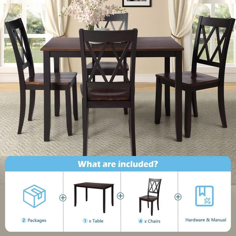 5-Piece: Dining Table Set DailySale
