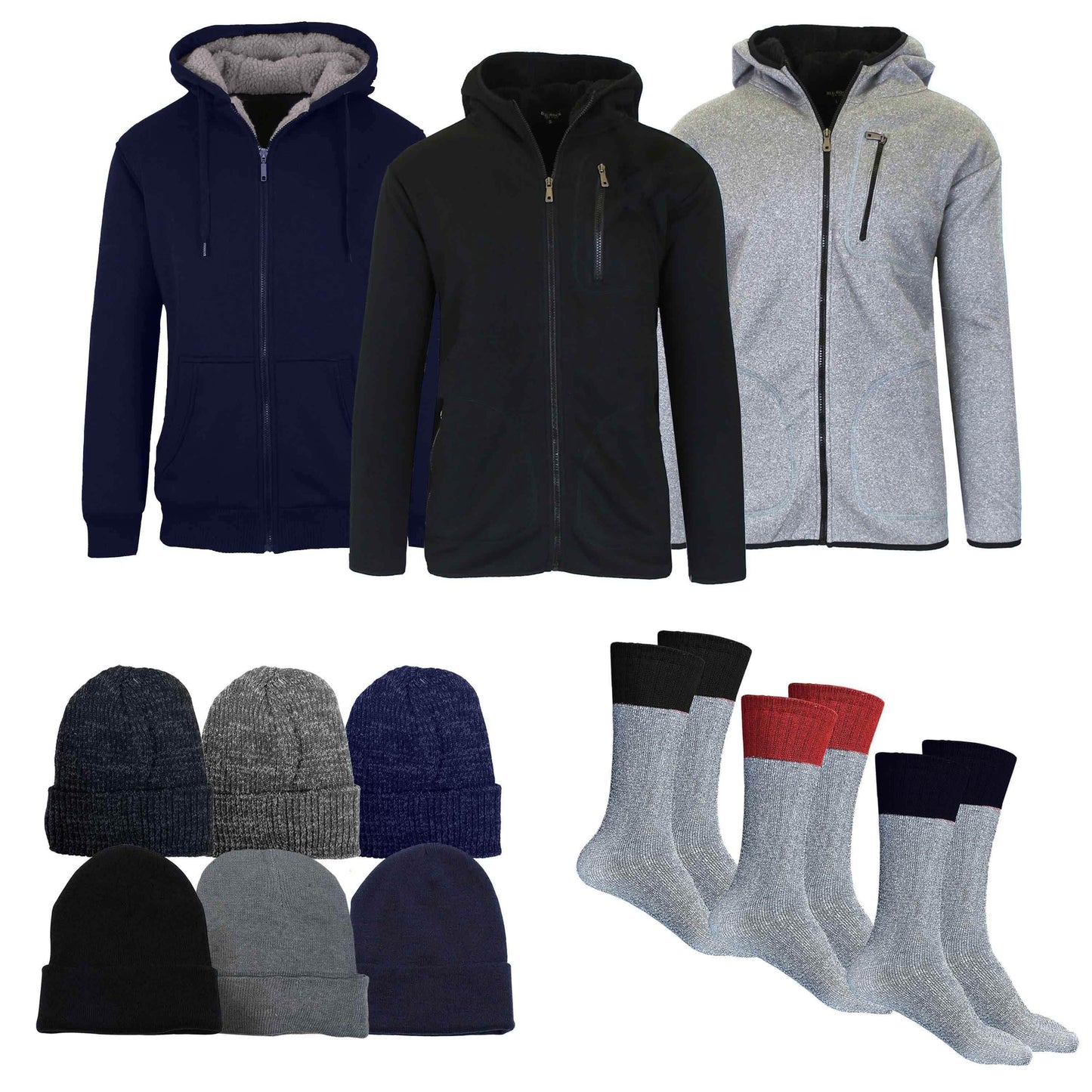 5-Piece: Men's Sherpa Winter Gift Set DailySale