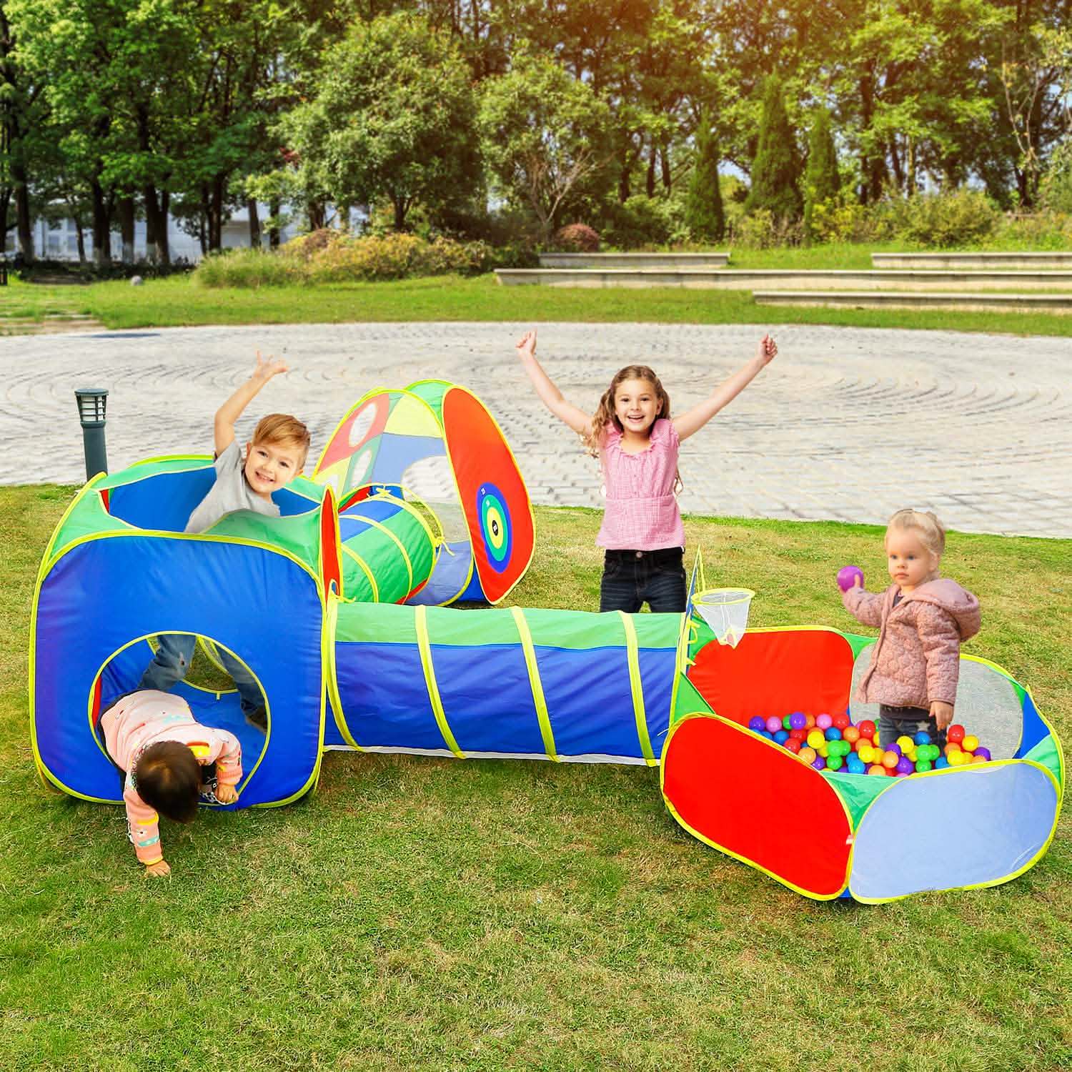 5-Piece: Pop Up Playhouse Kids Ball Pit Tents DailySale
