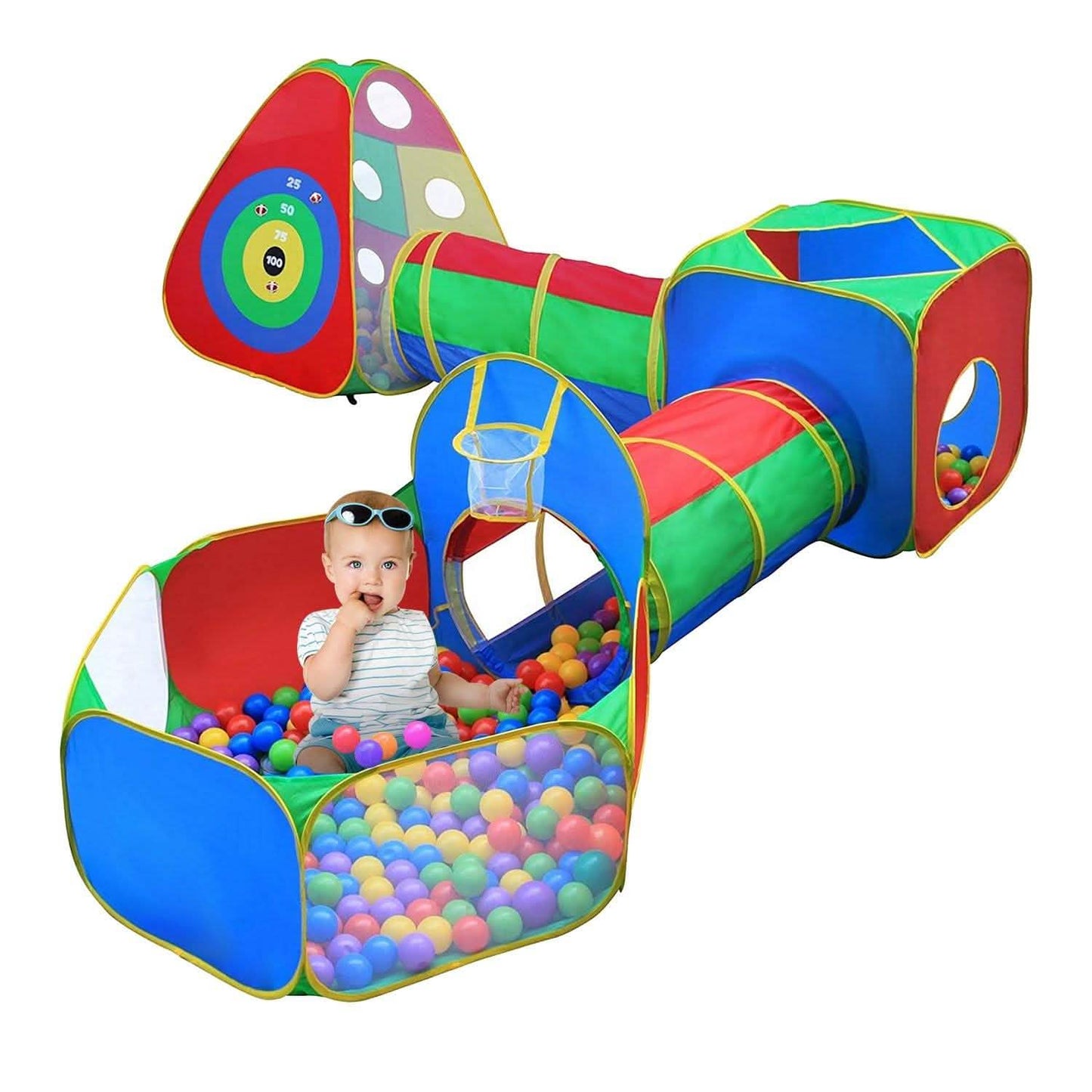 5-Piece: Pop Up Playhouse Kids Ball Pit Tents DailySale
