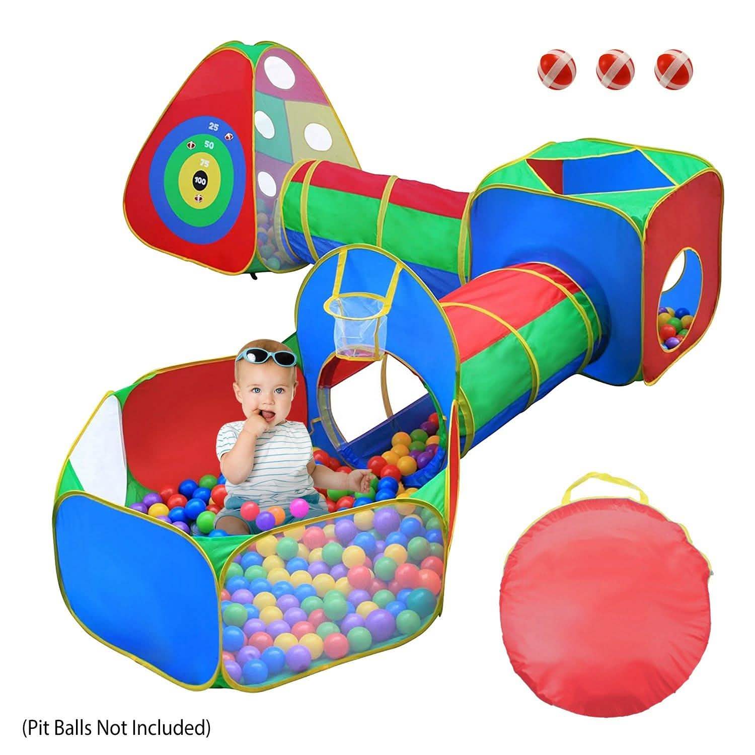 5-Piece: Pop Up Playhouse Kids Ball Pit Tents DailySale