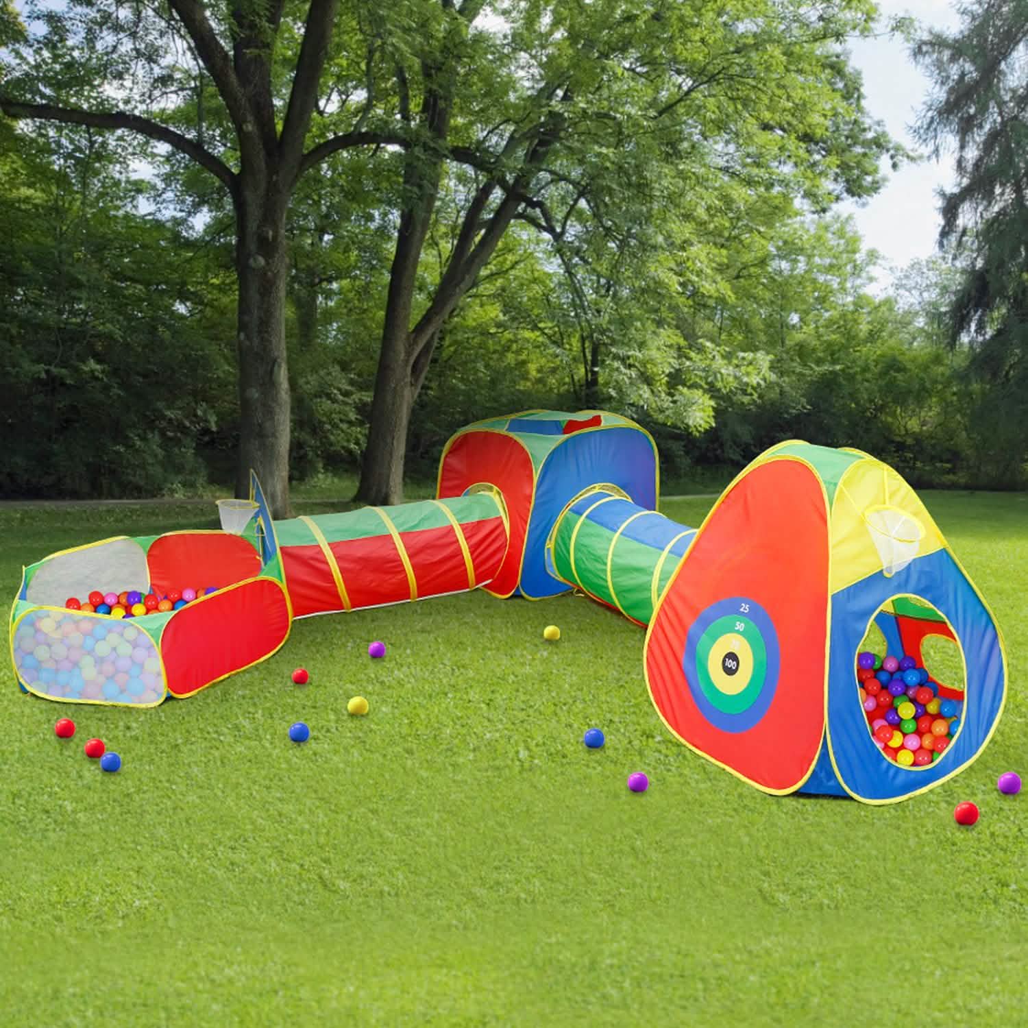 5-Piece: Pop Up Playhouse Kids Ball Pit Tents DailySale