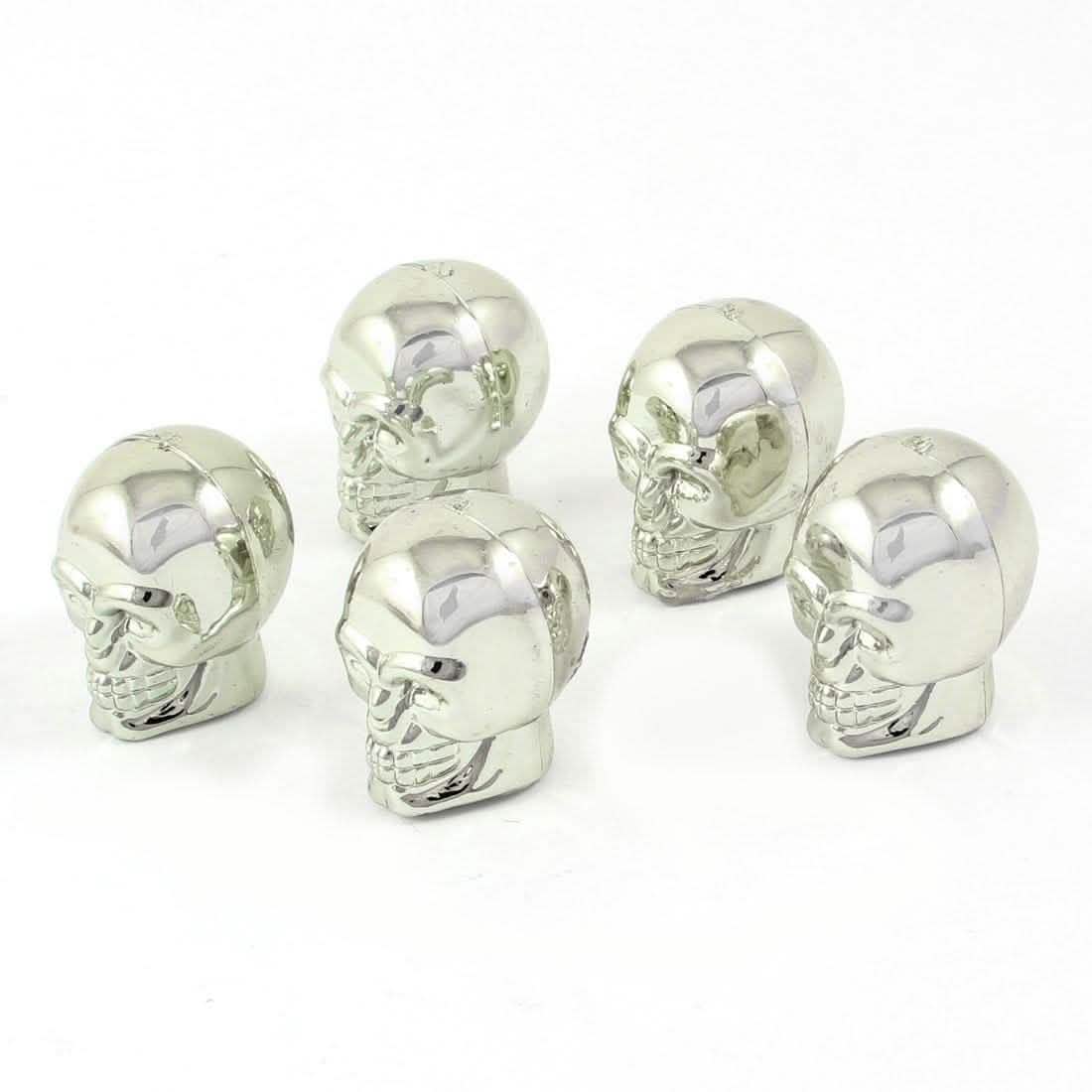 5-Piece Set: Skull Bike Valve Covers DailySale