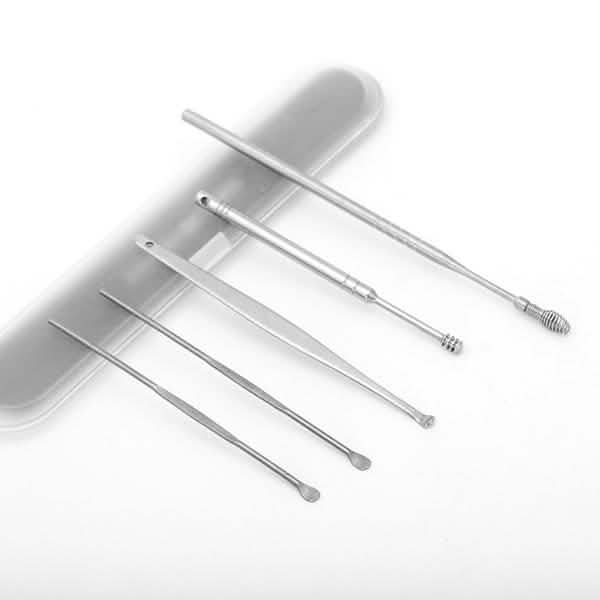 5-Piece: Stainless Steel Earpick Set DailySale