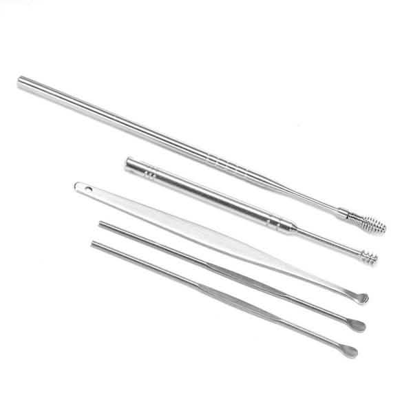 5-Piece: Stainless Steel Earpick Set DailySale