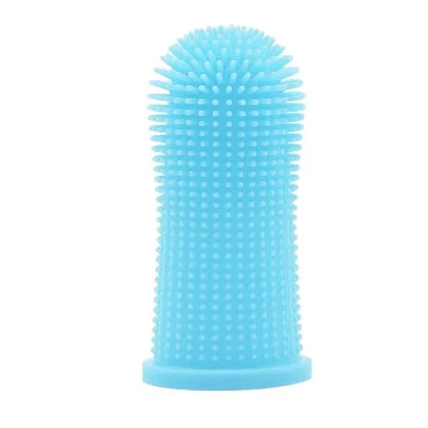 5-Pieces: Super Soft Pet Finger Toothbrush Teeth Cleaning Silicone Tooth Brush DailySale