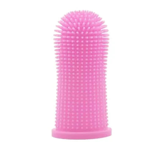 5-Pieces: Super Soft Pet Finger Toothbrush Teeth Cleaning Silicone Tooth Brush DailySale