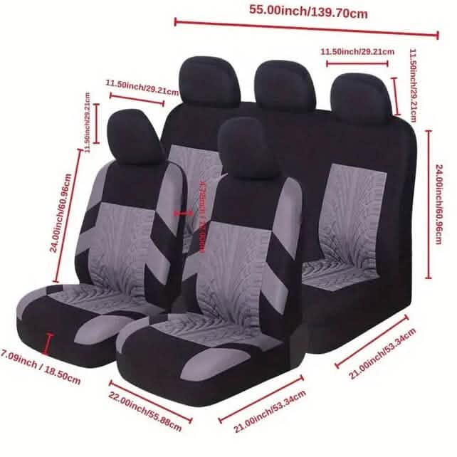 5 Seat Car Seat Covers Full Set DailySale
