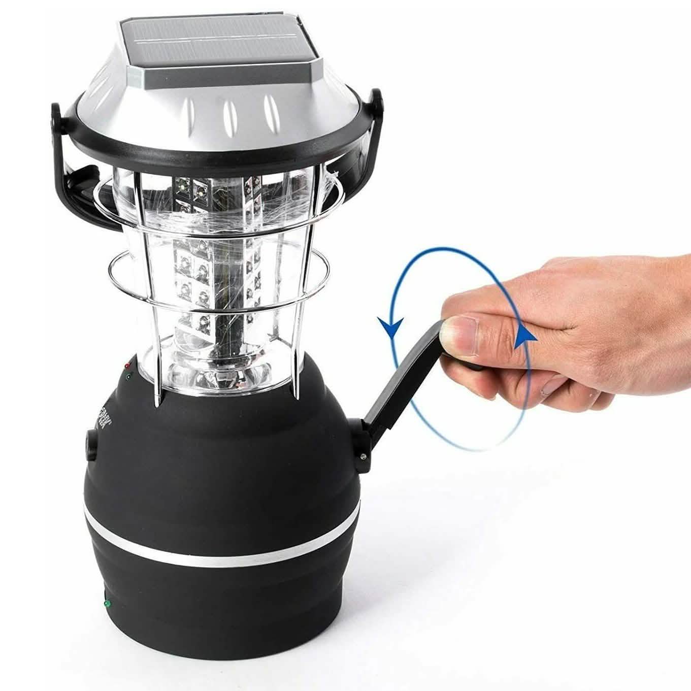 5 Way Charging 36 LED Solar Lantern Camping Light DailySale