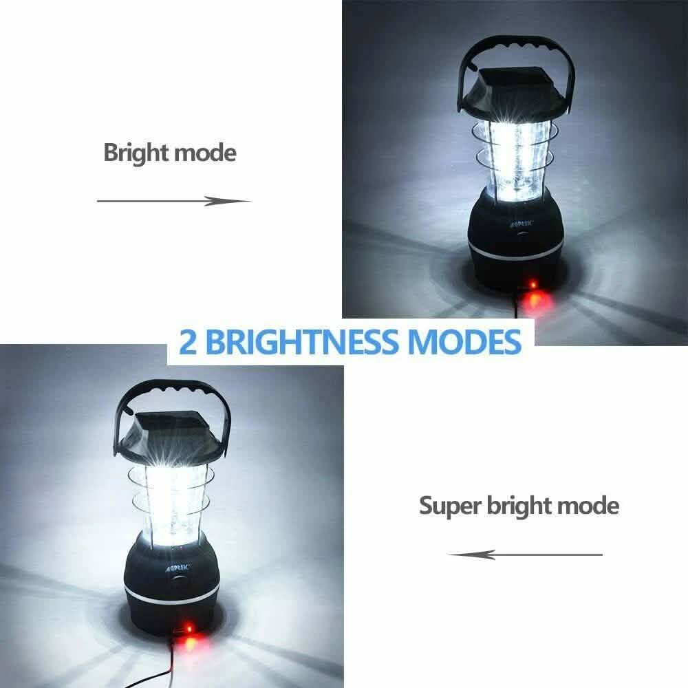5 Way Charging 36 LED Solar Lantern Camping Light DailySale