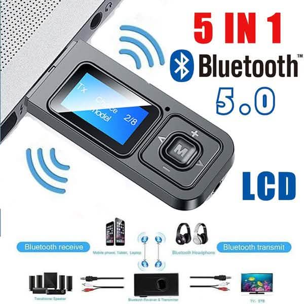 5.0 Bluetooth Wireless Audio Transmitter Receiver DailySale