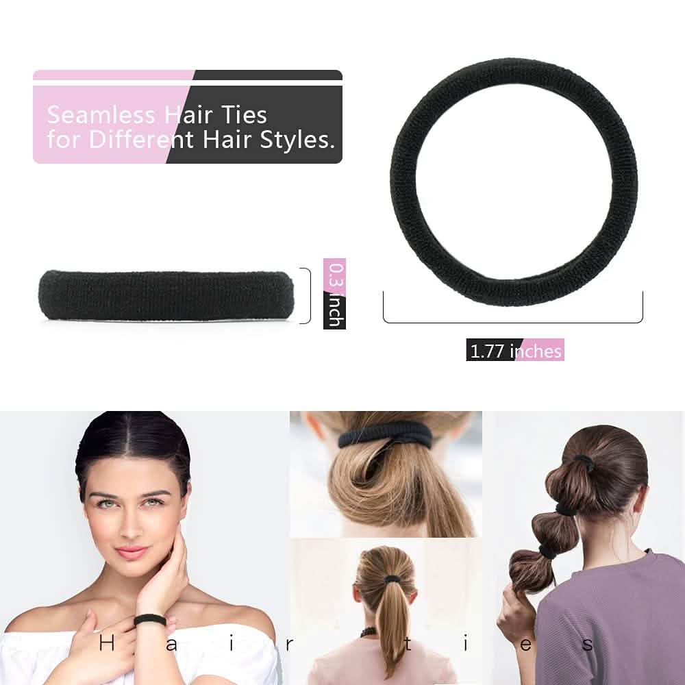 50-Pack: Dreamlover Black Hair Bands DailySale