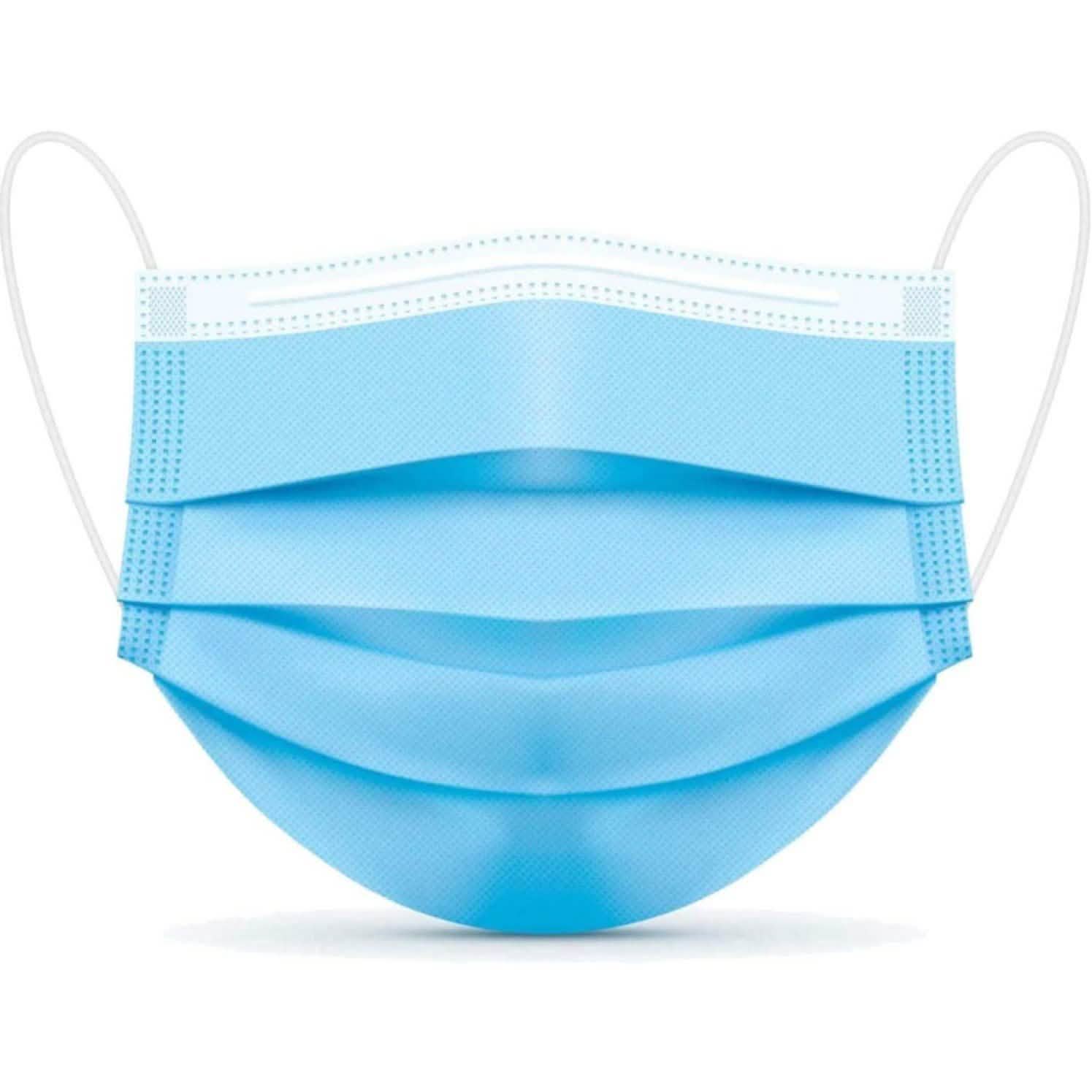 50-Pack or 100-Pack of 3 Layer Disposable Protective Face Masks DailySale