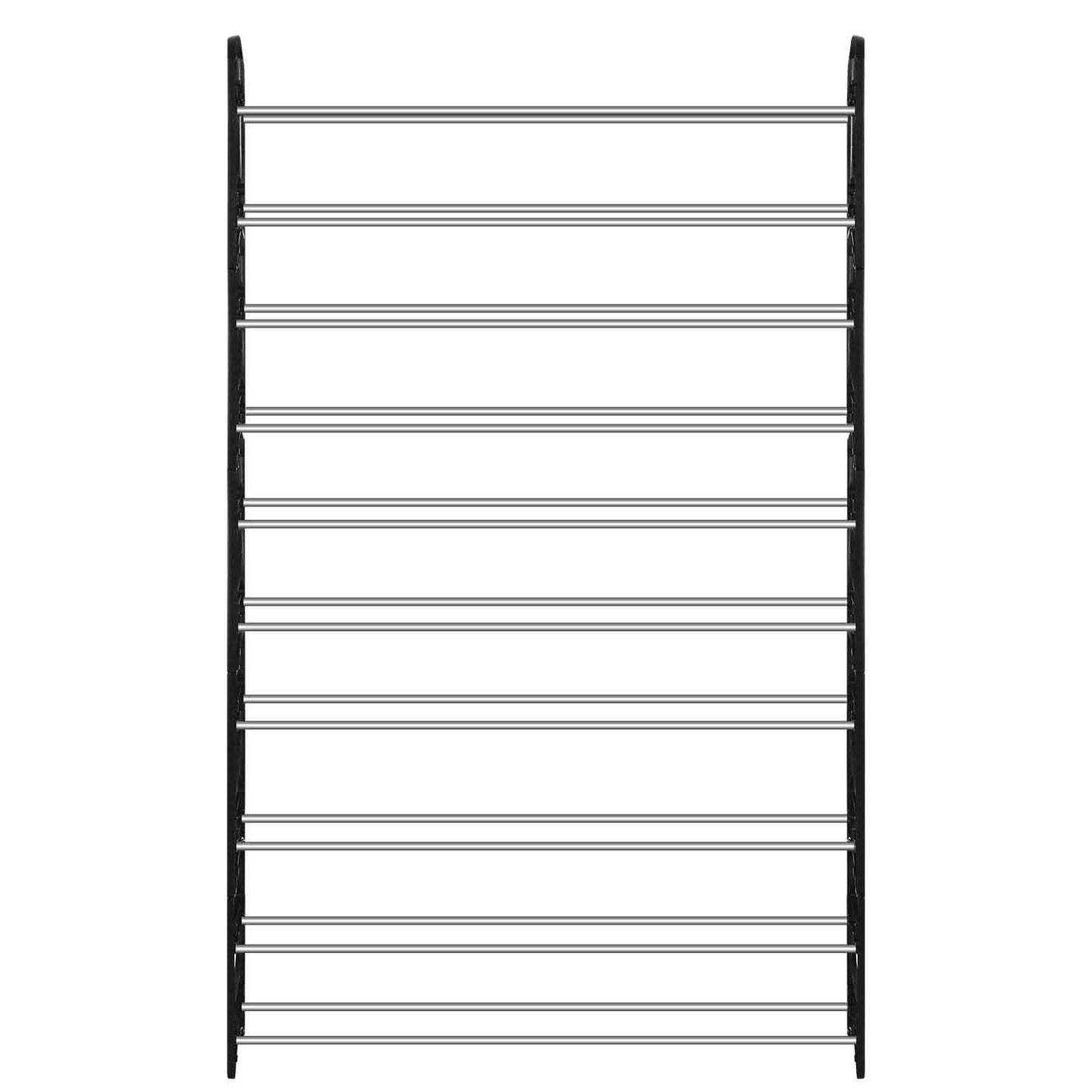 50-Pair Shoe Rack Storage Organizer 10-Tier Portable Wardrobe Tower DailySale