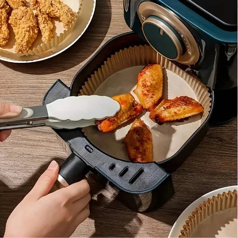 50-Pieces: Disposable Paper Liners For Air Fryer Suitable For 2 - 8 Quarts DailySale