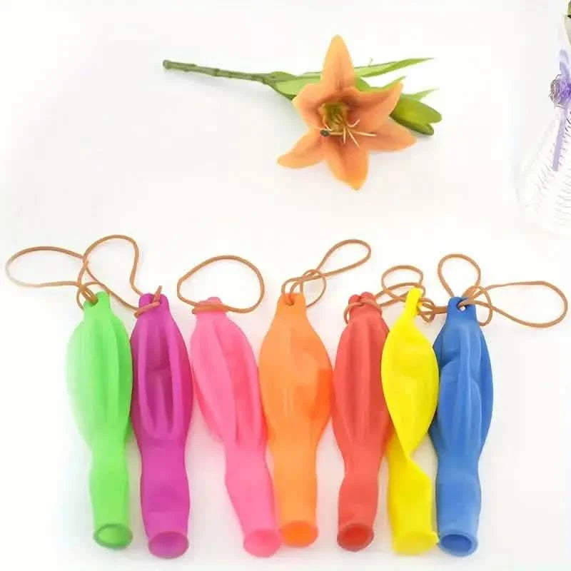 50-Pieces: Vibrant Punch Balloons Set - Heavy-Duty, Rubber-Banded, and Long-Lasting DailySale