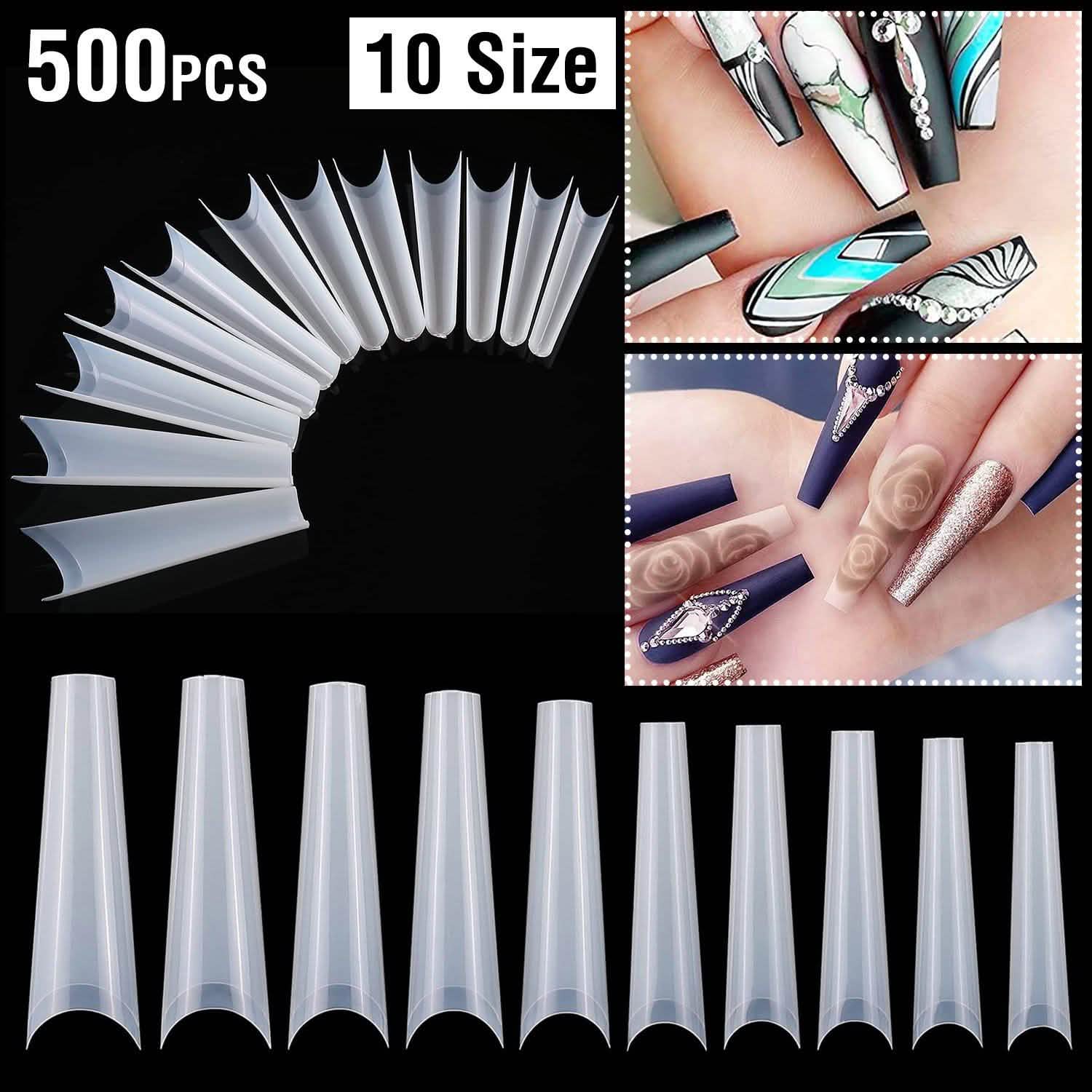 500-Piece: Long False Finger Nails DailySale