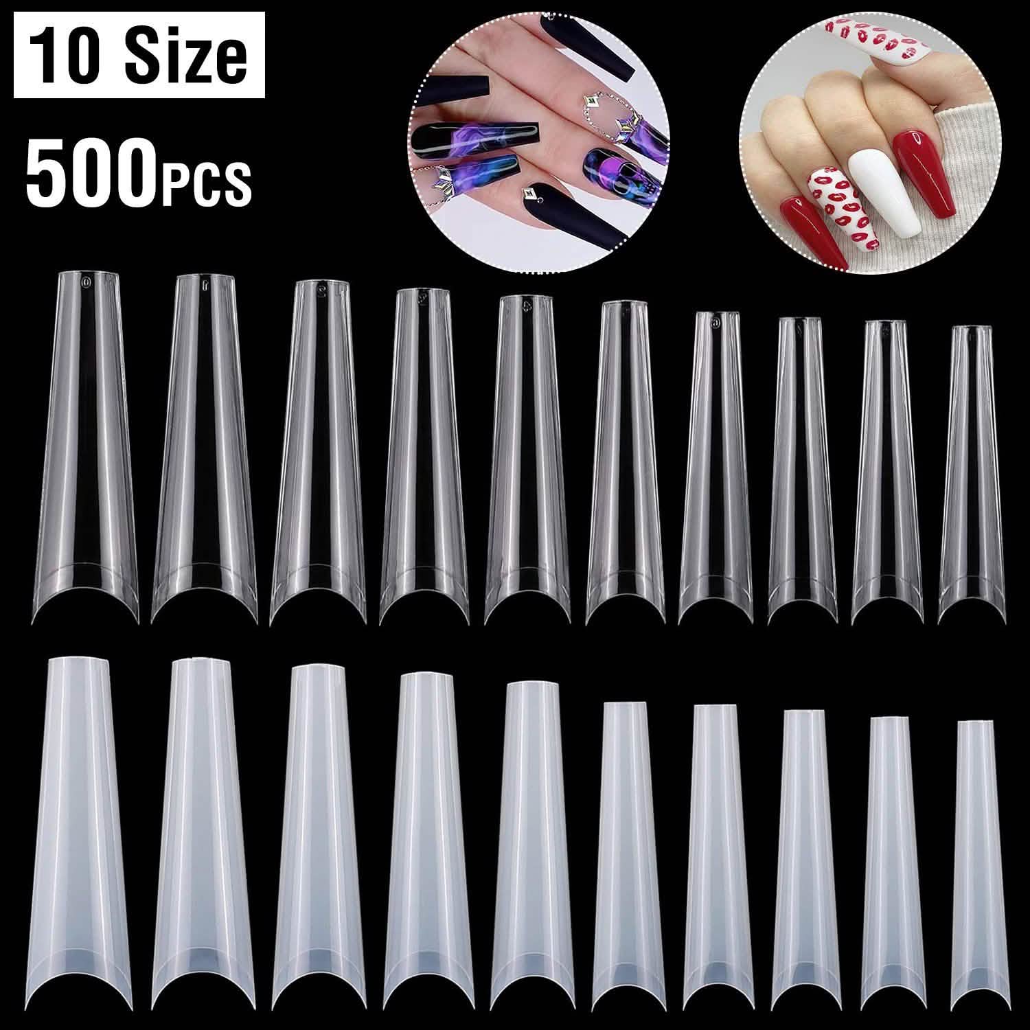 500-Piece: Long False Finger Nails DailySale