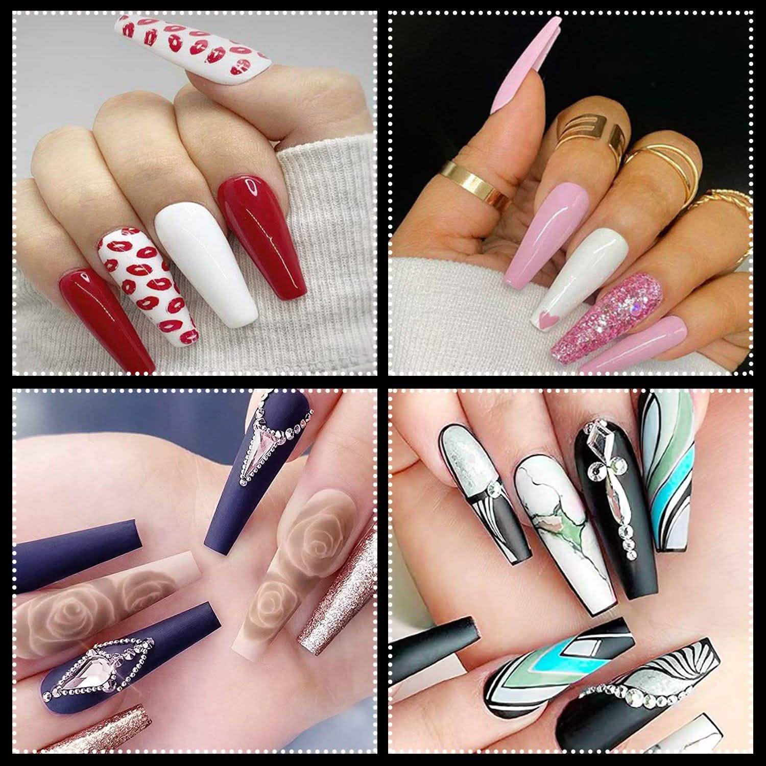 500-Piece: Long False Finger Nails DailySale
