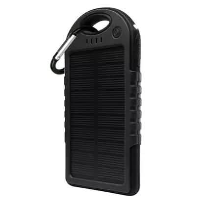 5,000mAh Water-Resistant Solar Smartphone Charger DailySale