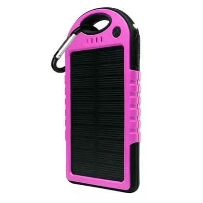 5,000mAh Water-Resistant Solar Smartphone Charger DailySale