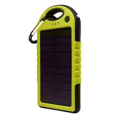 5,000mAh Water-Resistant Solar Smartphone Charger DailySale