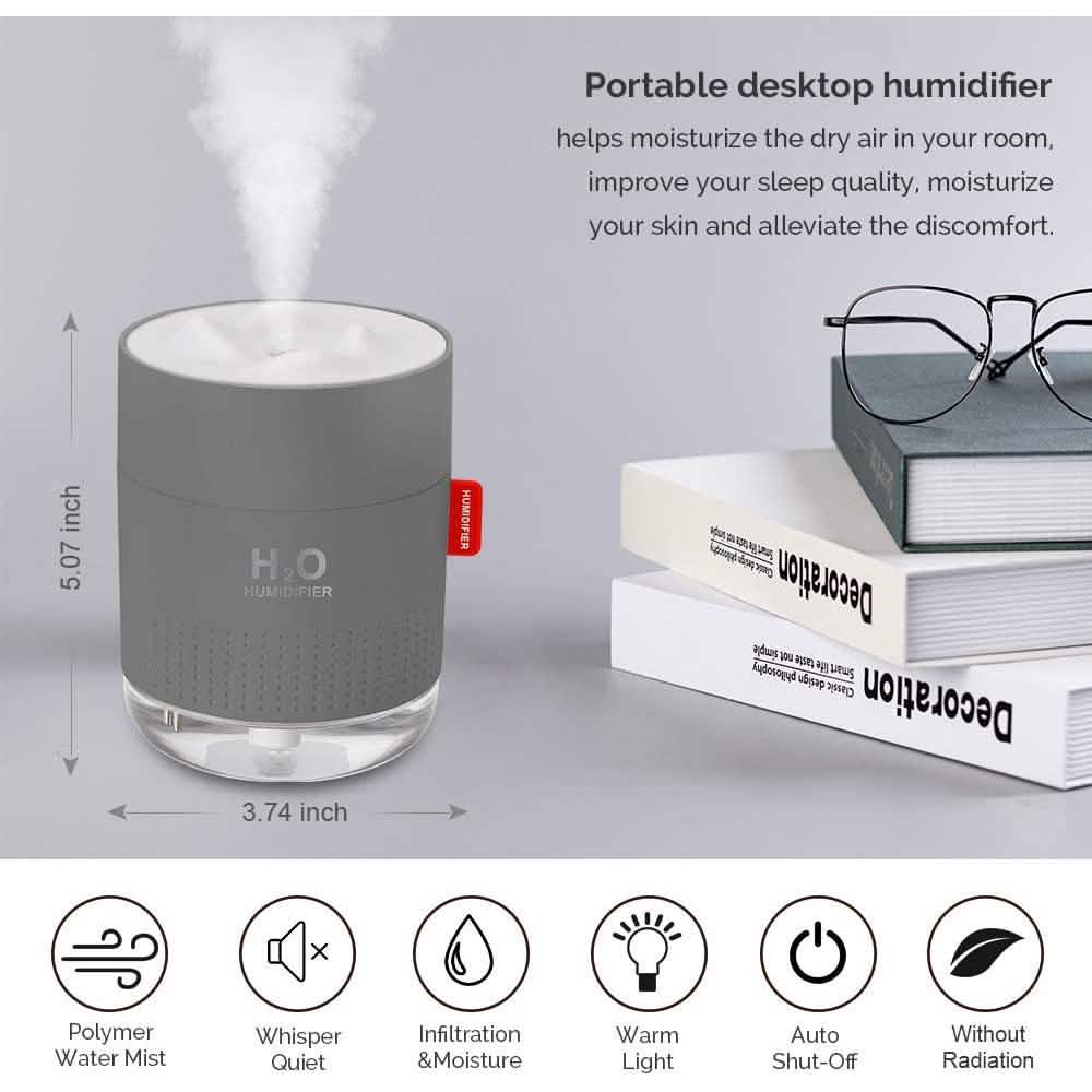 500ml Cool Mist Portable Mini Humidifier DailySale