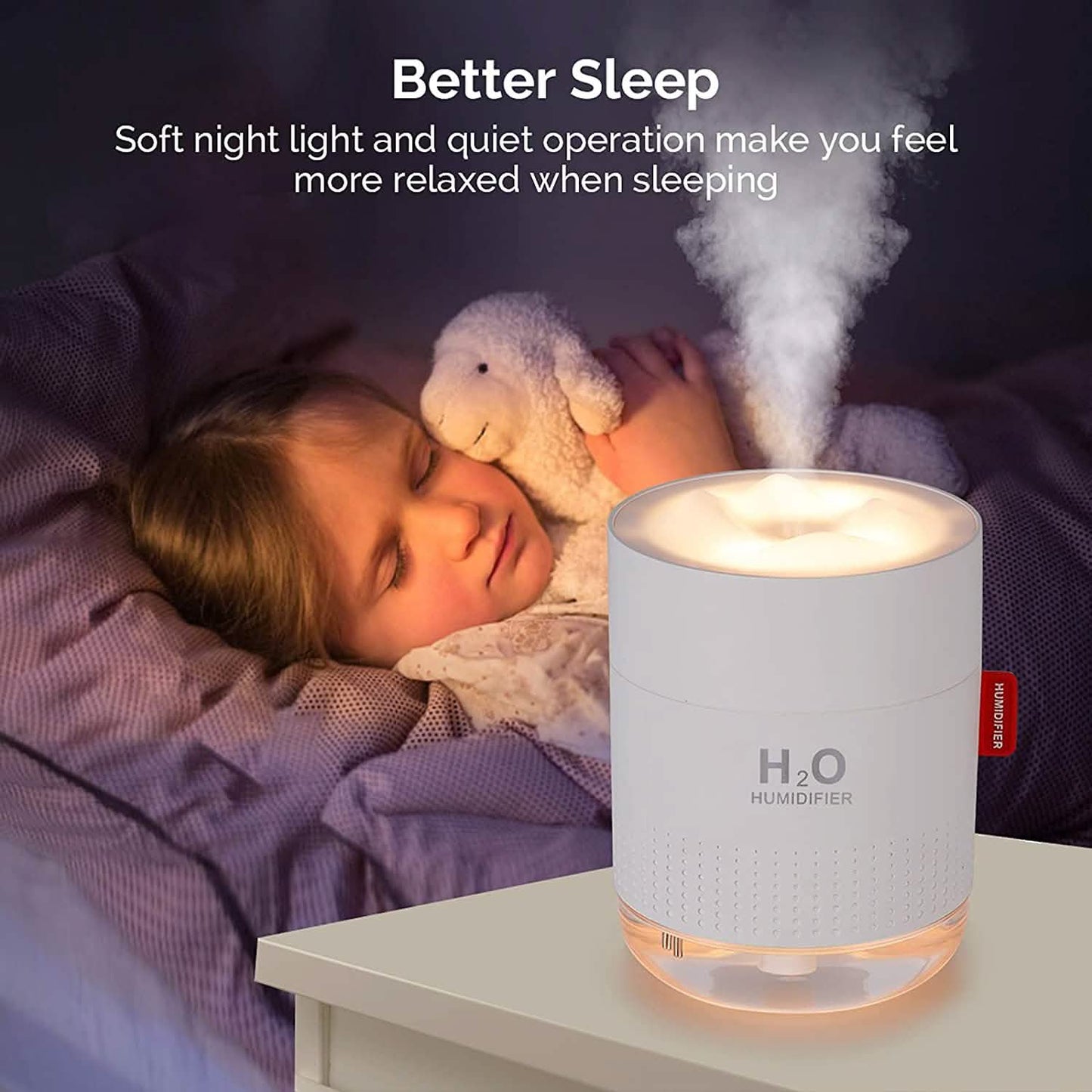 500ml Cool Mist Portable Mini Humidifier DailySale