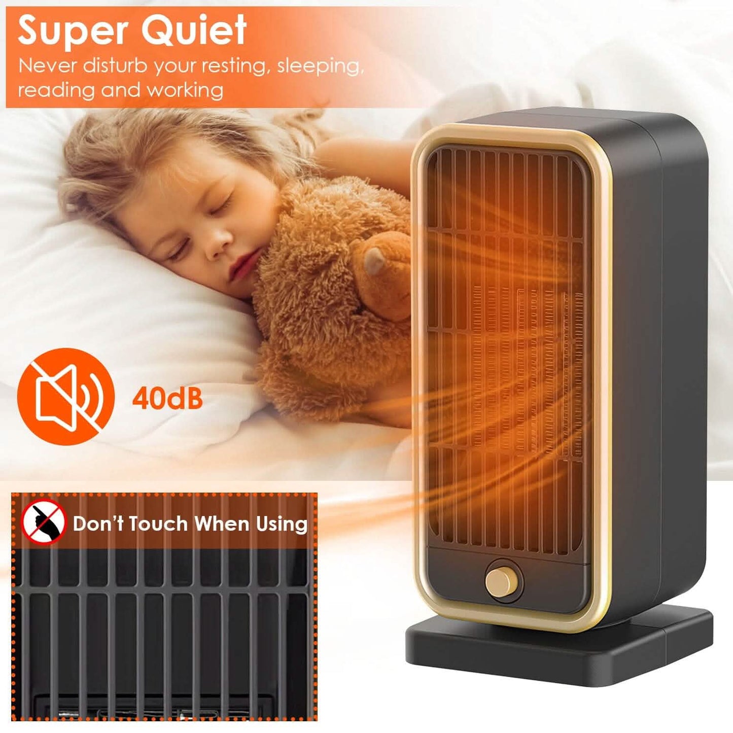 500W Portable Electric Heater DailySale