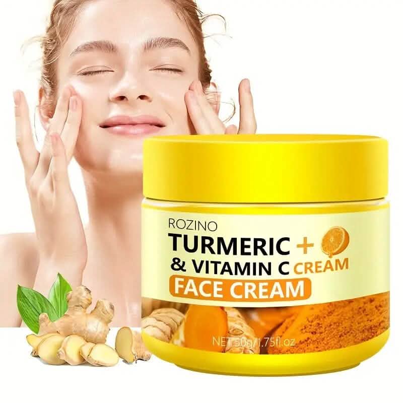50g/1.75 Oz Turmeric + Vitamin C Face Cream with Hyaluronic Acid DailySale