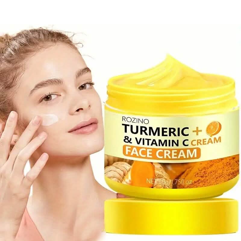 50g/1.75 Oz Turmeric + Vitamin C Face Cream with Hyaluronic Acid DailySale