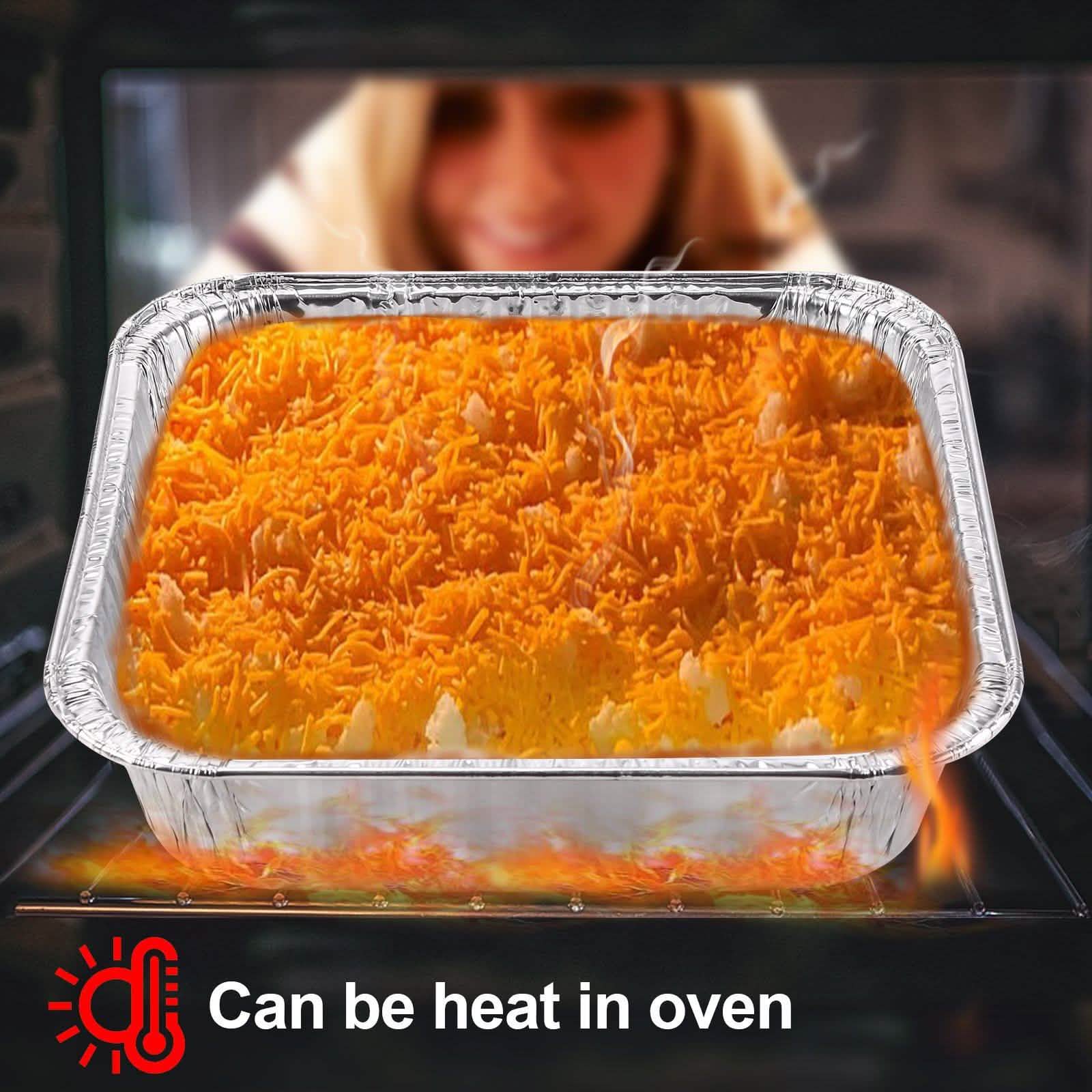 51-Packs: IMAGE 4 Size Aluminum Loaf Pans Disposable Premium Heavy-Duty Tin Foil DailySale
