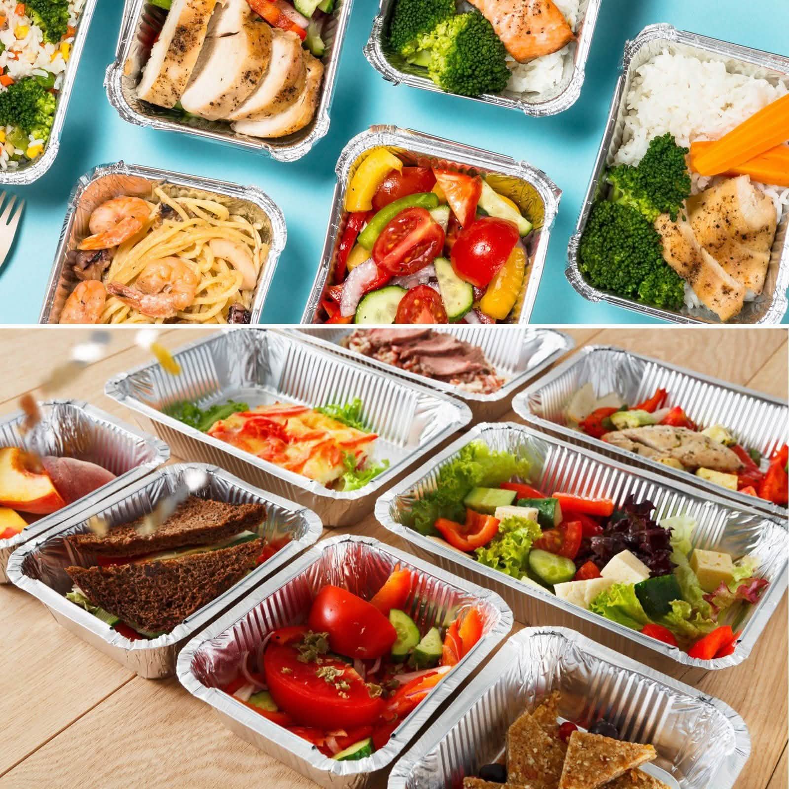 51-Packs: IMAGE 4 Size Aluminum Loaf Pans Disposable Premium Heavy-Duty Tin Foil DailySale