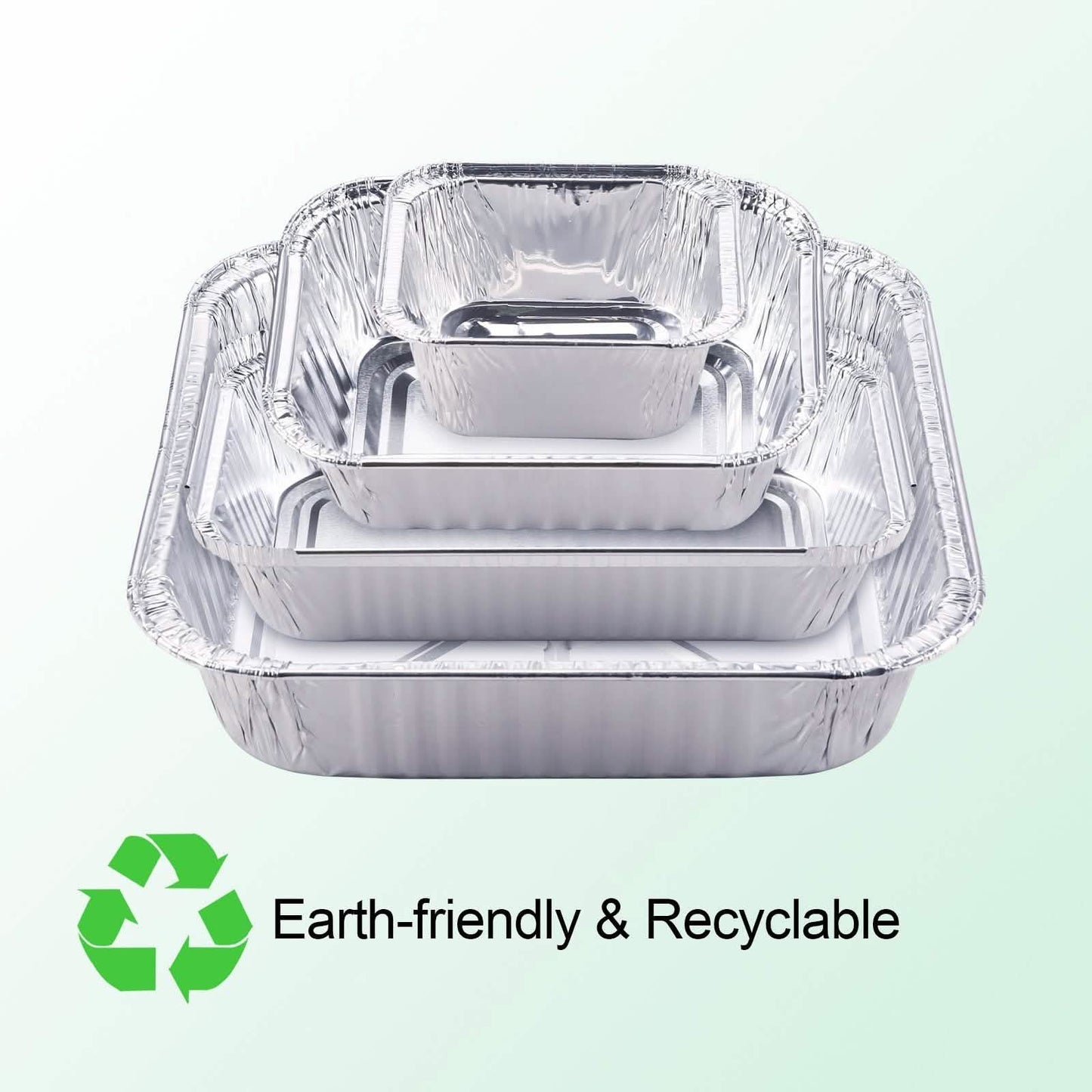 51-Packs: IMAGE 4 Size Aluminum Loaf Pans Disposable Premium Heavy-Duty Tin Foil DailySale