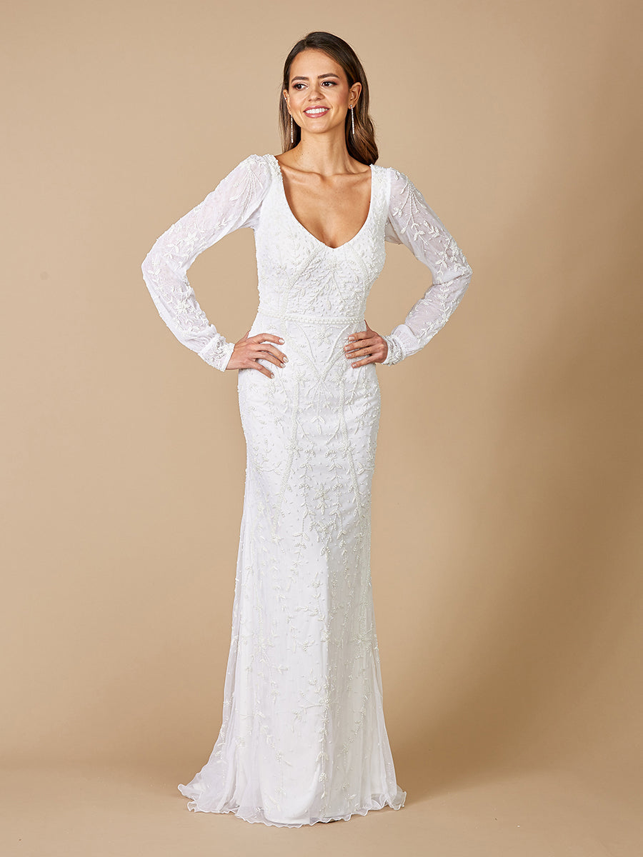 Lara Gigi Romantic Long Sleeve Wedding Dress Lara New York